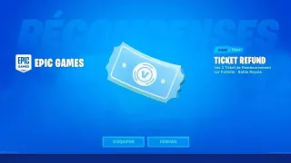 COMMENT OBTENIR 3 NOUVEAU TICKET DE REMBOURSEMENTS sur FORTNITE !?