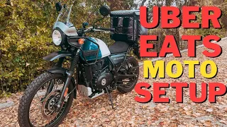 HOW TO SET UP FOR UBEREATS ON A MOTORCYCLE