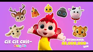 Cit Cit Cuit ♪ Lagu anak karya Sunarwan ♪ Burung Bernyanyi, Bebek Berenang, Sapi Senang ♪ BabyZu