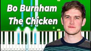 Bo Burnham - The Chicken - Piano Tutorial EASY