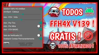 😱SAIU!!😱 MOD MENU FFH4X V139 CRACKED FF 1.109.X 100%ANTBLACKLIST - ANTIBAN!