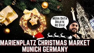 Punjabi Travel Vlog Marienplatz Christmas Market Munich Germany