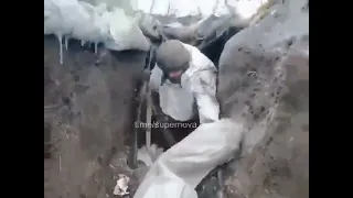 More footage of the Ukrainian 'Rambo' fending off the russian attack on his position. This guy
