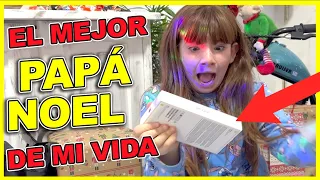 ABRIENDO MIS REGALOS DE PAPÁ NOEL 🎁🎅🏼 NUEVO IPHONE 😱 El MEJOR PAPA NOEL DE MI VIDA