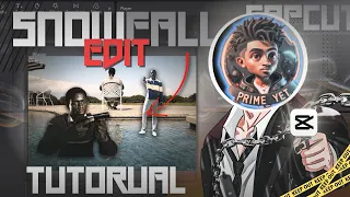 Snowfall Edit Tutorial | The Edit That Took Over TikTok(capcut)