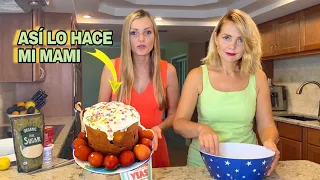 MUJERES UCRANIANAS COCINANDO y CELEBRANDO PASCUA ORTODOXA, la RECETA tradicional de pan de mi abuela