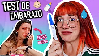 ESTOY EMBARAZADA… 😅🤰🏻 Broma a mi amiga *TEST FALSO | Carla Laubalo