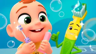 Let's Brush Our Teeth Together | Funny Nursery Rhymes