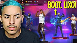FINGI SER BOOT e ACHEI OS MAIS DESUMILDE no GLOBAL do FREE FIRE!!!