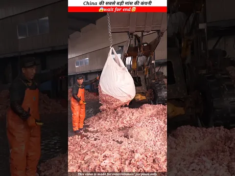 China की सबसे बड़ी मांस की कंपनी।🤯😱 #facts #youtubeshorts #shortvideo #shorts