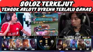 SOLOZ TERKEJUT!! TENGOK ARLOTT DYRENN TERLALU GANAS!! RRQ TORA VS AC MPL MY S17