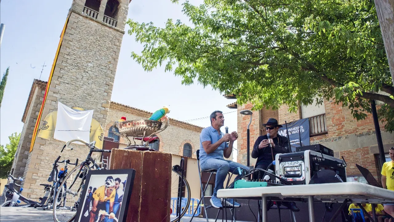 Melcior Mauri fa una xerrada a Sant Miquel de Balenyà en el marc de les activitats pel Tour