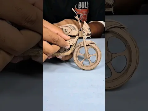 I make hf-deluxe bike with cardboard