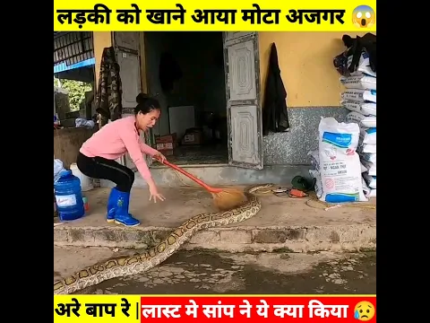 Experiment 74 ➡️ 🐍 Rescue Part 1 ) आया मोटा अजगर 😱 #shorts