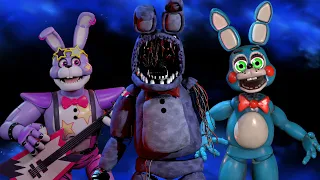 TODOS OS BONNIE DE FIVE NIGHTS AT FREDDY