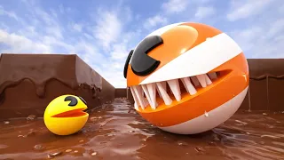 Pacman Vs Candy Monster (Level 21 : Candy Lands🍬)