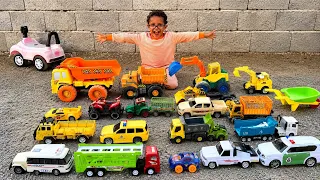 لن تصدق عدد سيارات وشاحنات الألعاب التي أملكها! 🚜🚓 #سيارات 