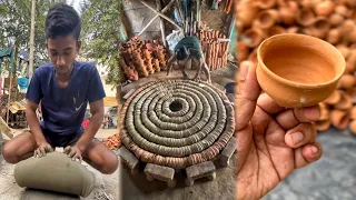How to Make Clay Tea Cups in Indian Village