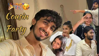 Cousin party vlog 🥳 fun and only fun 
