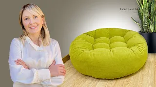 Puff para Suelo / Cojín Grande Para Salón o Habitación Para Niños / Idea Para Vender