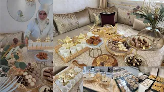 طاولة هماوية للعيد | خطوات بسيطة تجعلك مميزة في عراضة 🌟 تعطير وتنظيم المنزل 🌟 جلابة عيد🌟 أواني راقية