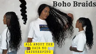 Best Loose Wave Human Hair To Use For Boho Braids ✨ Ft YgWigs