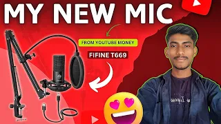 MY NEW MIC 🎤 [ FIFINE T669 ] 😎 || BEST MIC FOR YOUTUBERS | FIFINE T669 MICROPHONE UNBOXING