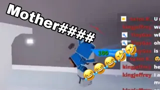 Trolling A Roblox Arsenal Streamer (He Sweared 😐) Funny 😂🤣