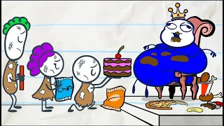 "Pencilmate Becomes A KING!" | Pencilmation Cartoons!