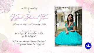 Funeral Tribute Service of Kaylaah Paavana Khan