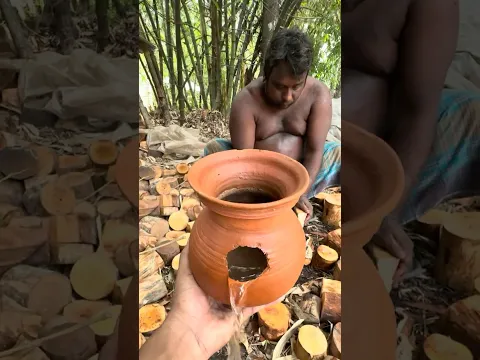 Incredible Skill in Wooden Pitcher Making #shorts #diy #vairal #woodart #pitcher #handmade #village