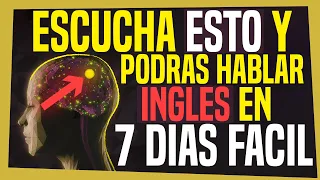 ✅CÓMO aprender INGLÉS en solo 7 días fácil ESCUCHANDO🦻🧠MÉTODO DEFINITIVO que FUNCIONA RÁPIDO🚀