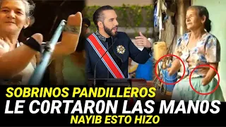 🚨 Pandiller0s le C0RTAR0N LAS MAN0S a una Ancianit4 quw era la tia 😳 Nayib bukele cuenta la Historia