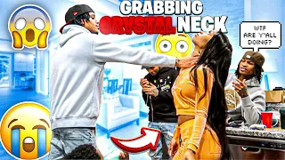 I GRABBED CRYSTAL NECK IN FRONT OF JAZZ *Must Watch* 😭😭