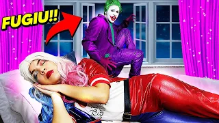 O CORINGA FOI EM UMA FESTA ESCONDIDO DA ARLREQUINA E ELA FICOU MUITO BRAVA!!
