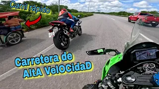Con una Yamaha R1 y Kawasaki ninja Top Speed  #moto #yamaha  #kawasaki