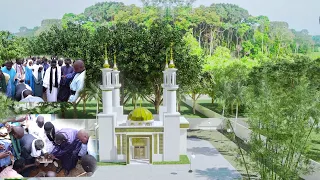 KEUR S.TOUBA MAYUMBA POSE PREMIERE PIERRE DES PROJET MOSQUÉE INSTITUT SOKHNA DIAARA KEUR S.TOUBA