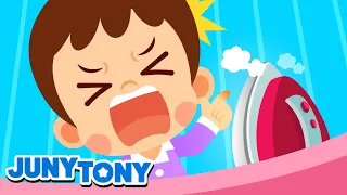 [ENG Sub] Não, Não! É Quente! | Não Se Machuque | Música Infantil | JunyTony em Português