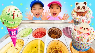 みのちゃんはお友達と折り紙の作り方やアイスクリームの作り方を学んだよ♡ぷっちぐみコラボ　教育