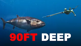 Spearing BIG Tuna in Remote Indonesia