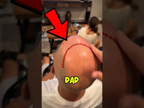 What Happens When Daughters Turn Their Dad’s Bald Head Into a Rainbow? 🌈😂