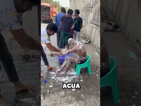 Todos pensaban que lo estaban maltratando, pero en realidad le estaban devolviendo la dignidad❤️❤️‍🩹