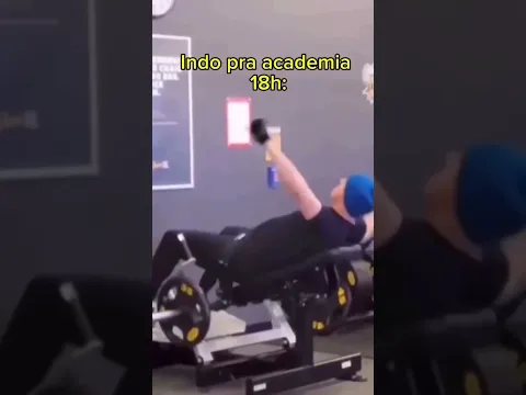Indo pra academia às 18:00