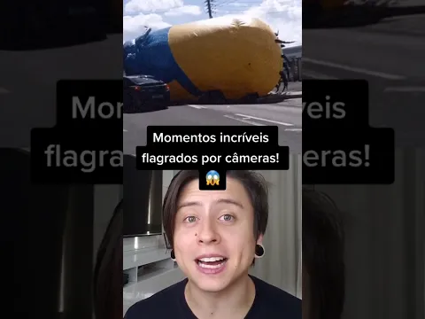 MOMENTOS INCRÍVEIS FLAGRADOS POR CÂMERAS! #Shorts