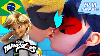 🇧🇷 MIRACULOUS | 🐞 OBLÍVIO 🐾 | Episódio completo ▶️ Temporada 3 Ep 10 | Português BRASIL 🇧🇷