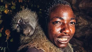 CATCHING BABOONS with the HADZA PEOPLE (We finally got them)