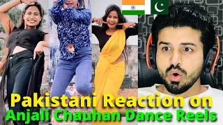 Pakistani React on Indian | Anjali Chauhan Dance Reels Videos | Reaction Vlogger