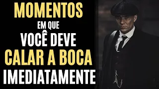 5 MOMENTOS em que VOCÊ Deve CALAR A BOCA | O Silêncio é Essencial nessas Horas