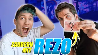 REZO reagiert auf ein paar ZAUBERTRICKS (er rastet ein bisschen aus)
