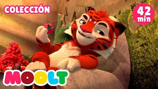 Leo & Tig - El regalo del espíritu de la Taiga y más episodios | caricaturas para bebés en MOOLT
